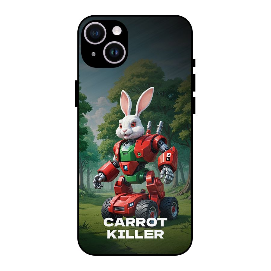 Carrot Killer Metal Back Case for iPhone 14 Plus