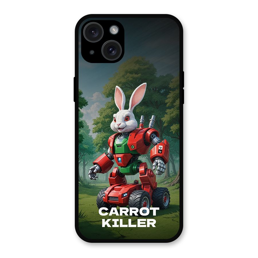 Carrot Killer Metal Back Case for iPhone 15 Plus