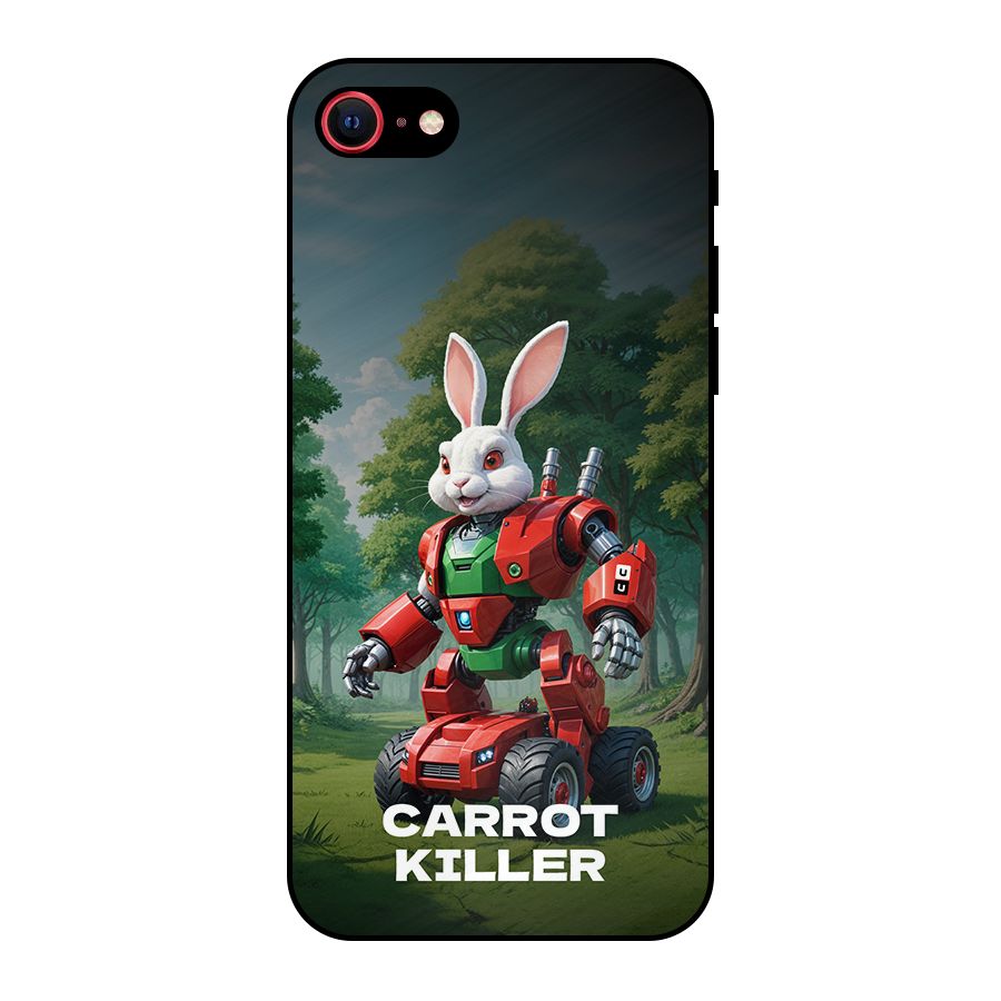 Carrot Killer Metal Back Case for iPhone SE 2022