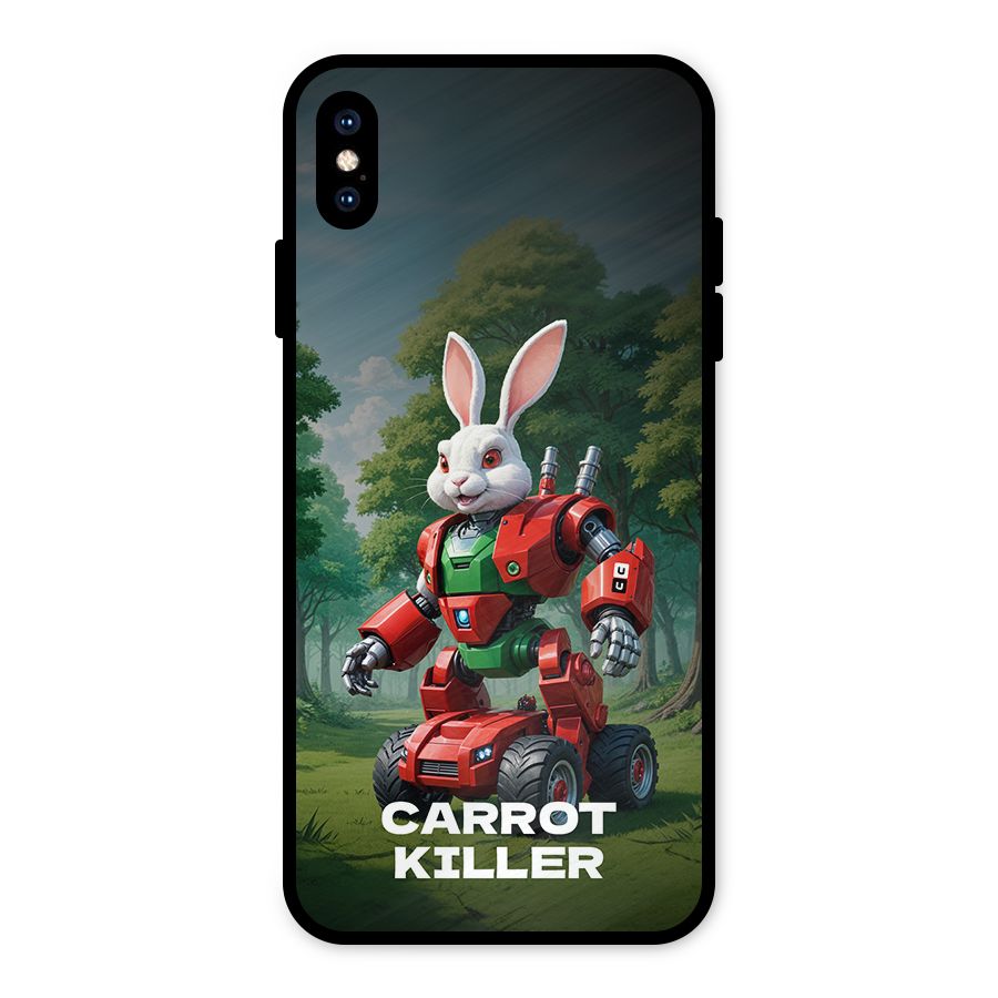Carrot Killer Metal Back Case for iPhone XS Max