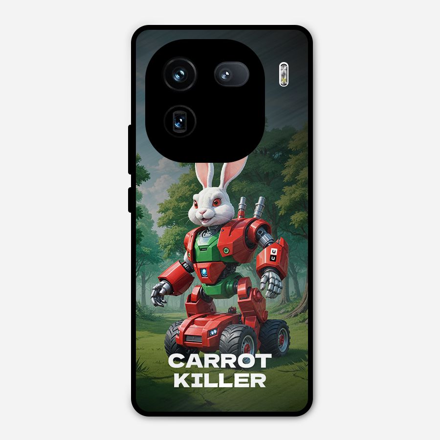 Carrot Killer Metal Back Case for iQOO 12