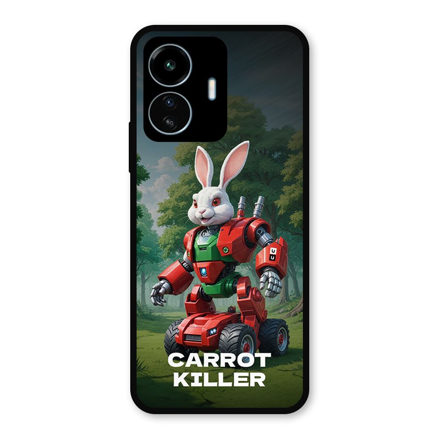 Carrot Killer Metal Back Case for vivo iQOO Z6 Lite 5G