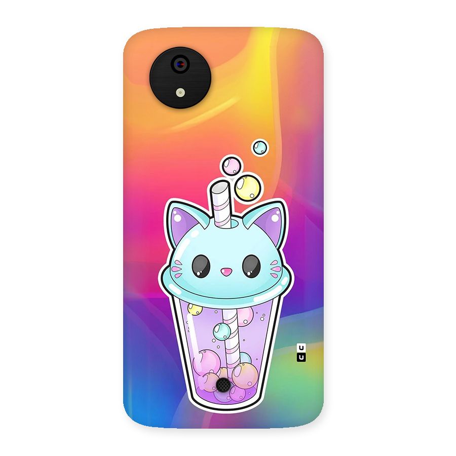 Cat Drink Back Case for Canvas A1  AQ4501