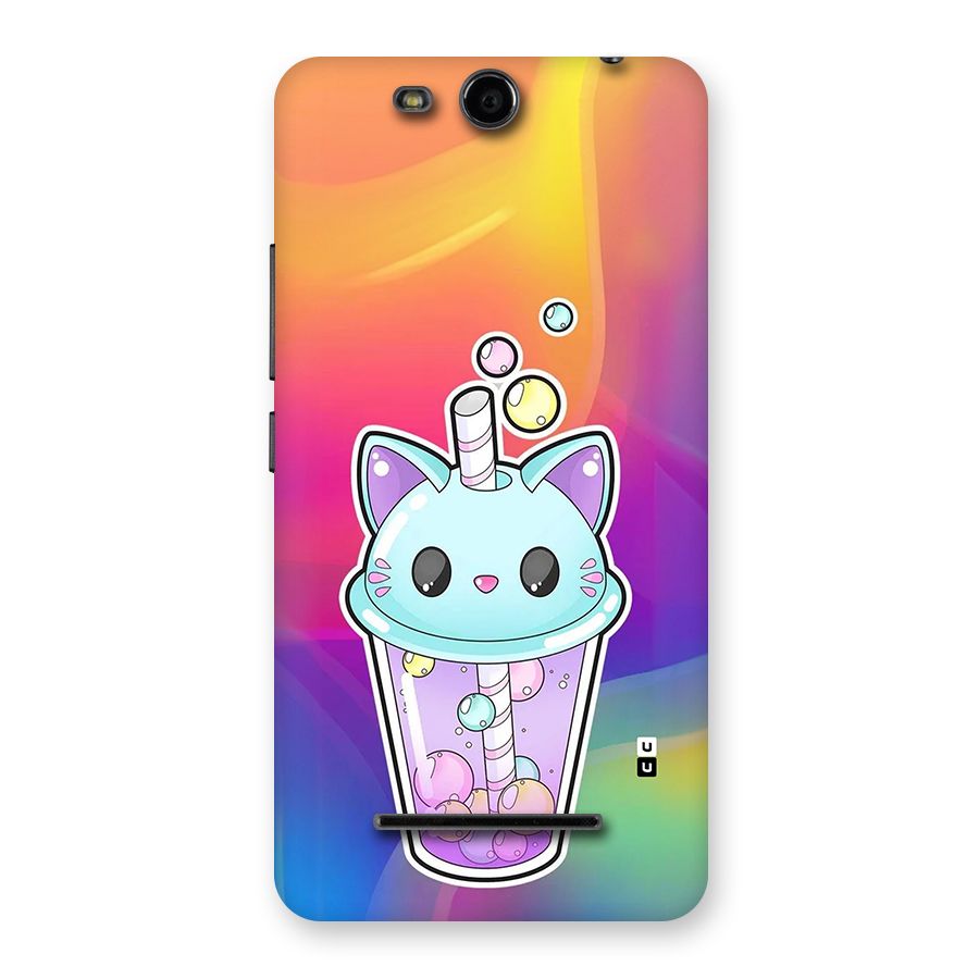 Cat Drink Back Case for Canvas Juice 3 Q392