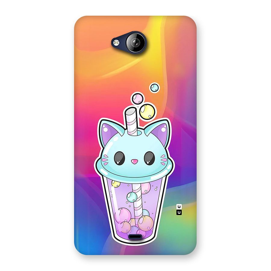 Cat Drink Back Case for Canvas Play Q355