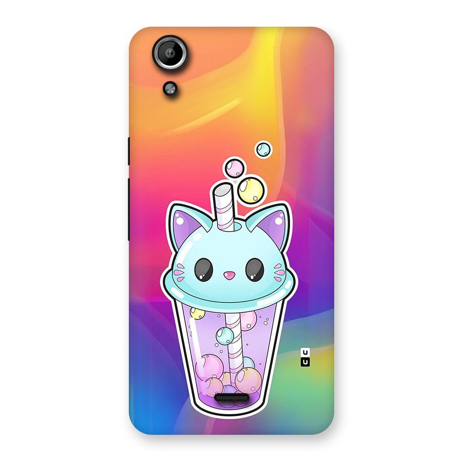Cat Drink Back Case for Canvas Selfie Lens Q345