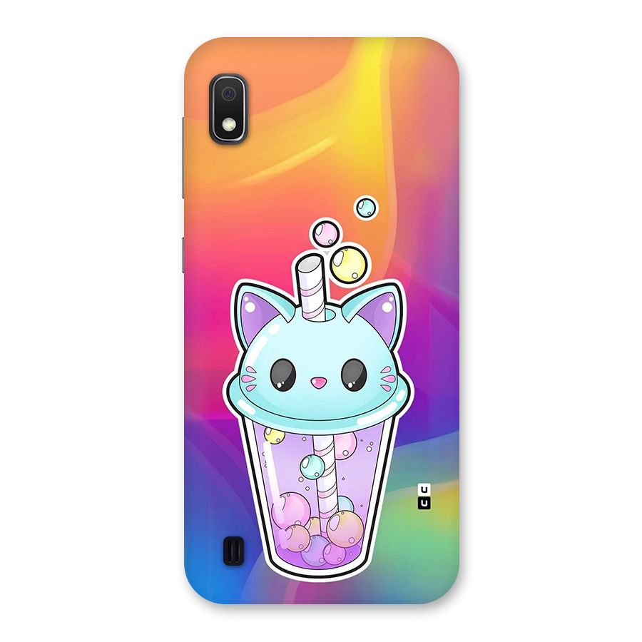 Cat Drink Back Case for Galaxy A10