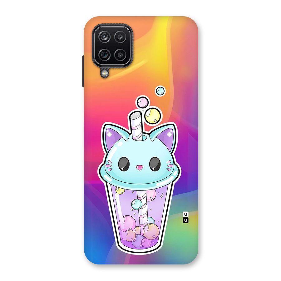 Cat Drink Back Case for Galaxy A12