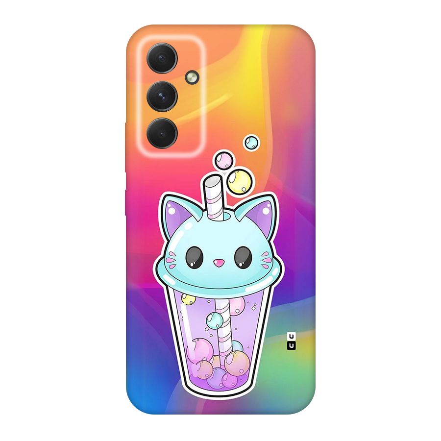 Cat Drink Back Case for Galaxy A54