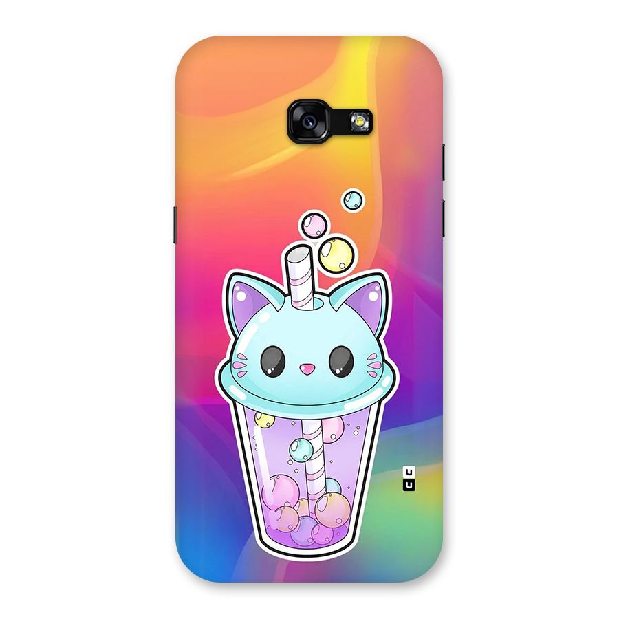 Cat Drink Back Case for Galaxy A5 2017