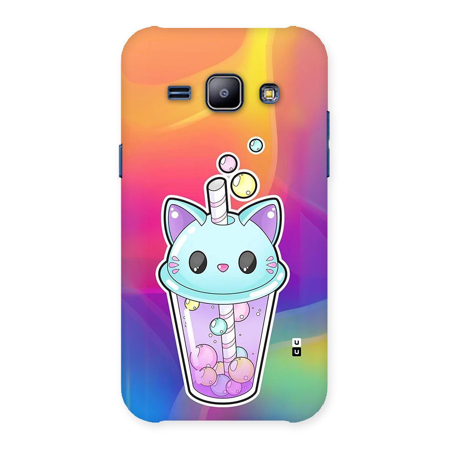 Cat Drink Back Case for Galaxy J1