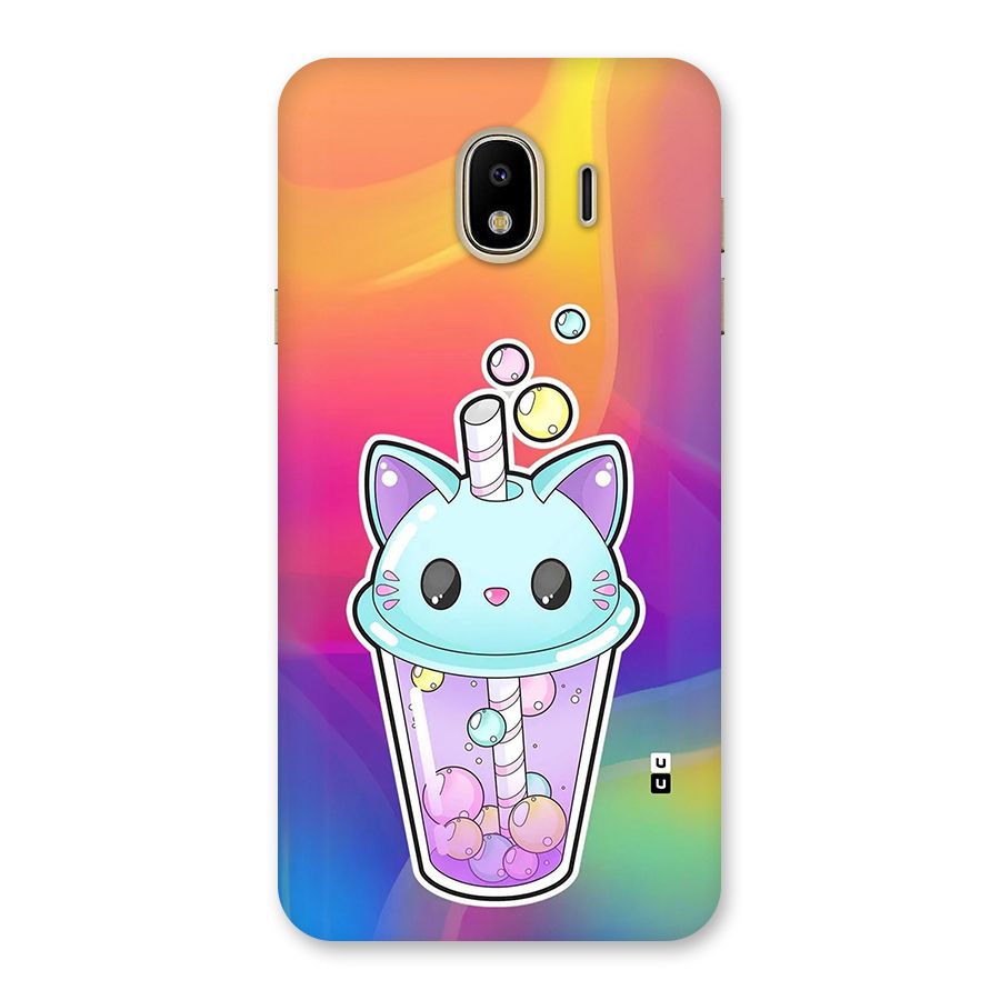 Cat Drink Back Case for Galaxy J4