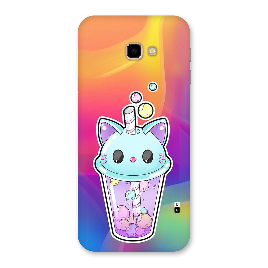 Cat Drink Back Case for Galaxy J4 Plus