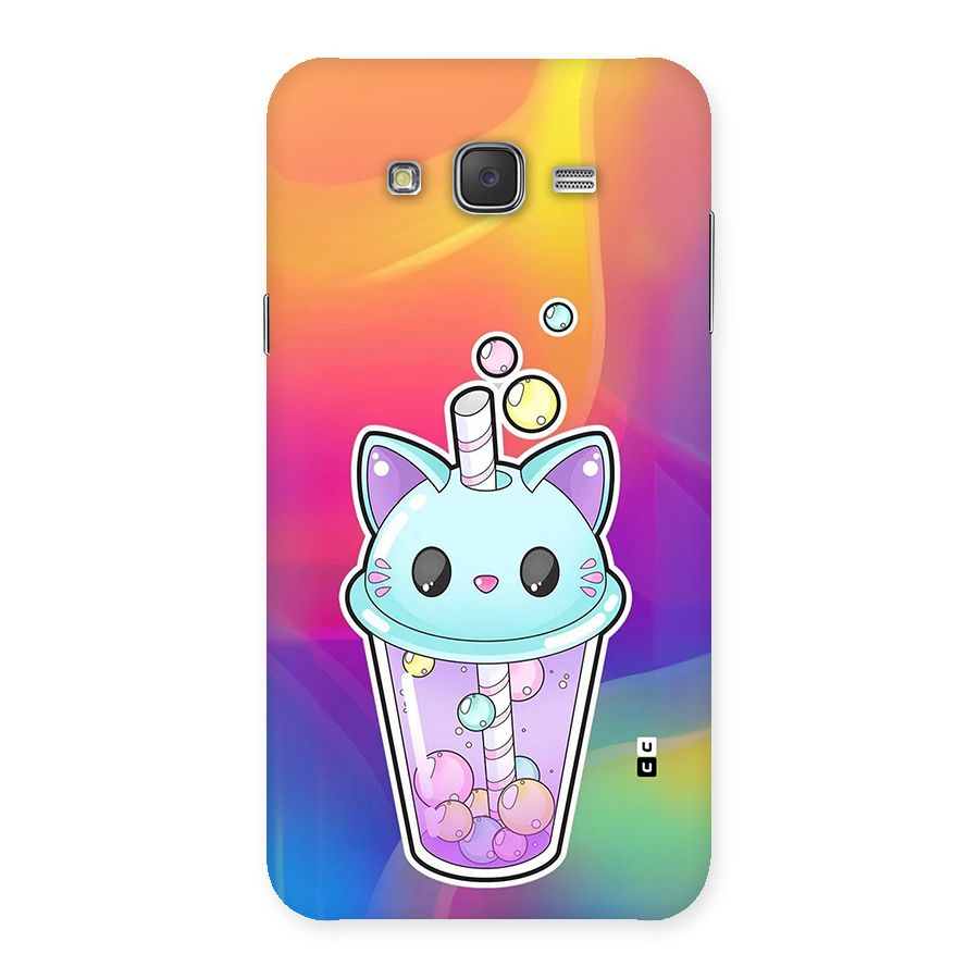 Cat Drink Back Case for Galaxy J7
