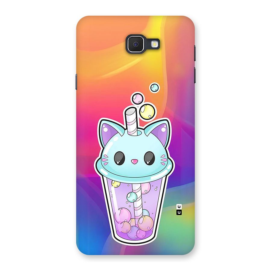 Cat Drink Back Case for Galaxy J7 Prime