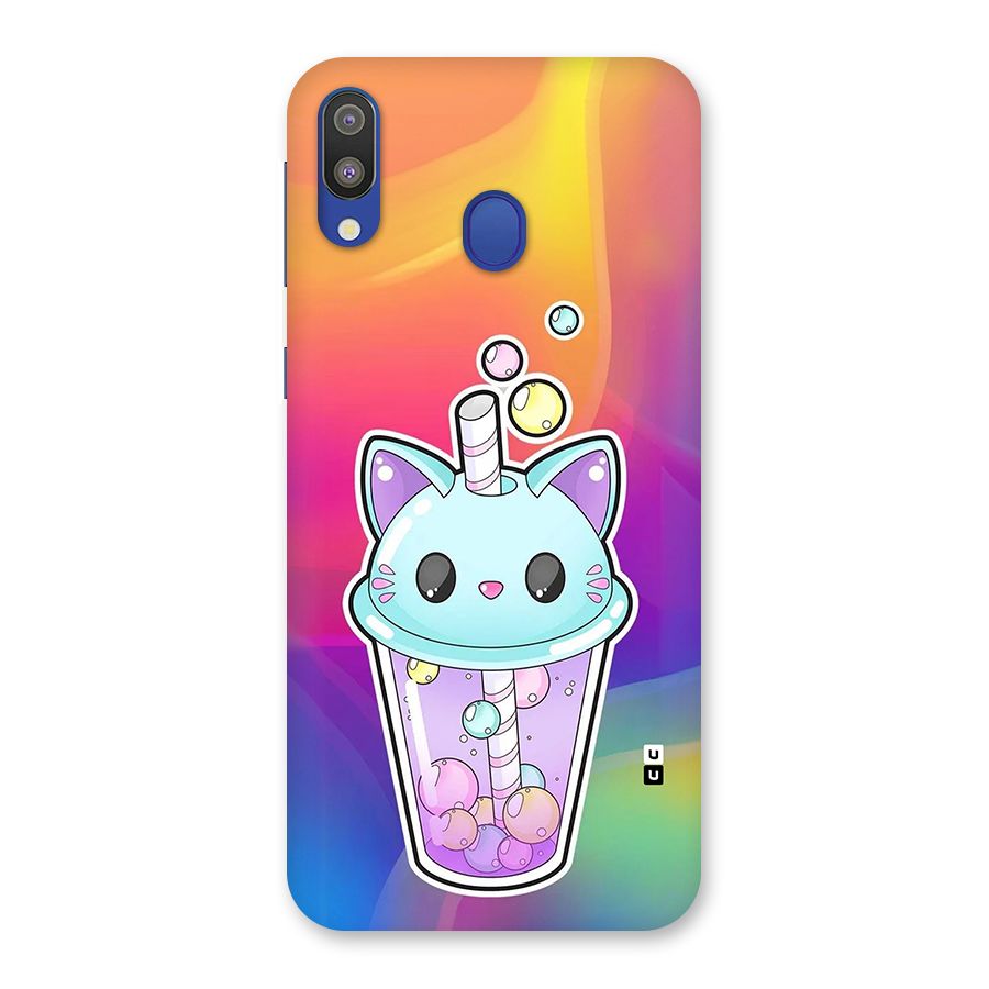 Cat Drink Back Case for Galaxy M20
