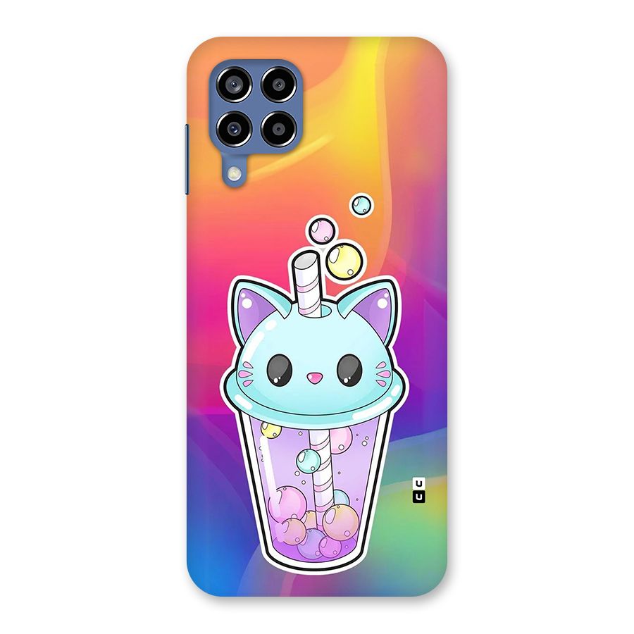 Cat Drink Back Case for Galaxy M53 5G