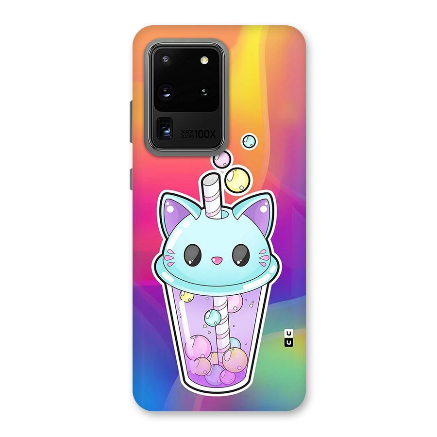 Cat Drink Back Case for Galaxy S20 Ultra