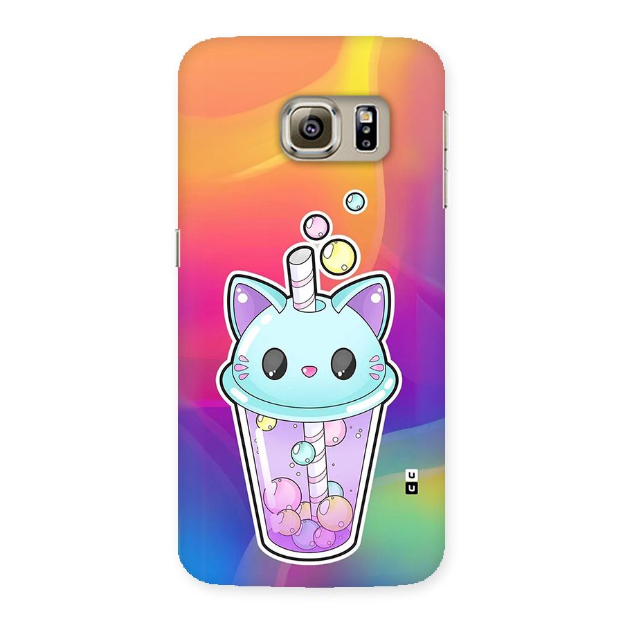 Cat Drink Back Case for Galaxy S6 Edge Plus