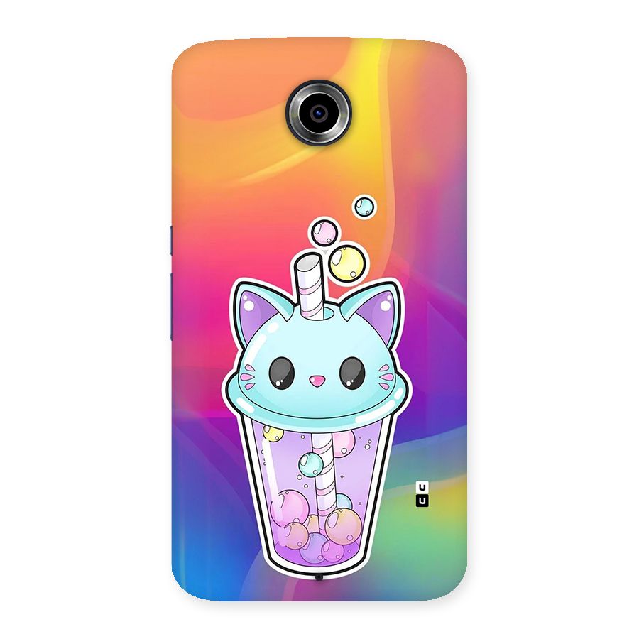 Cat Drink Back Case for Google Nexus 6