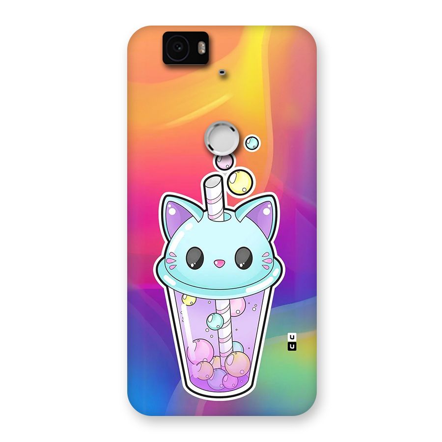 Cat Drink Back Case for Google Nexus 6P
