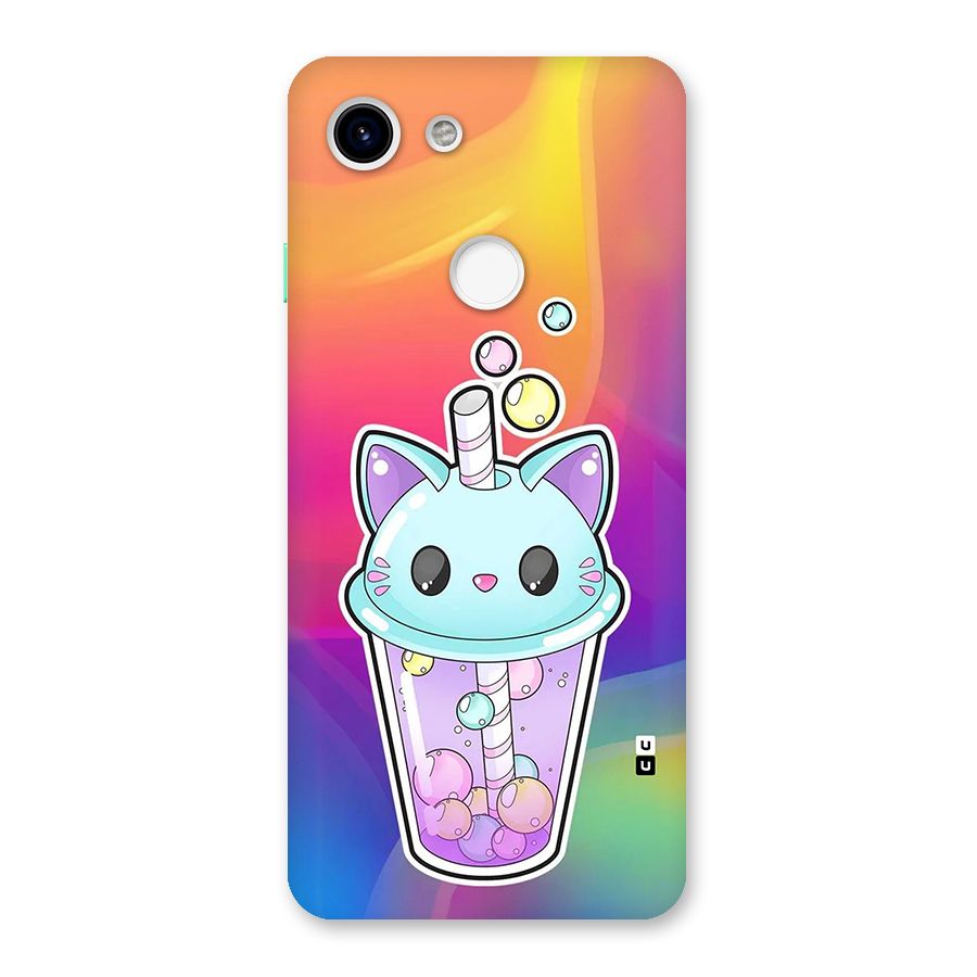 Cat Drink Back Case for Google Pixel 3
