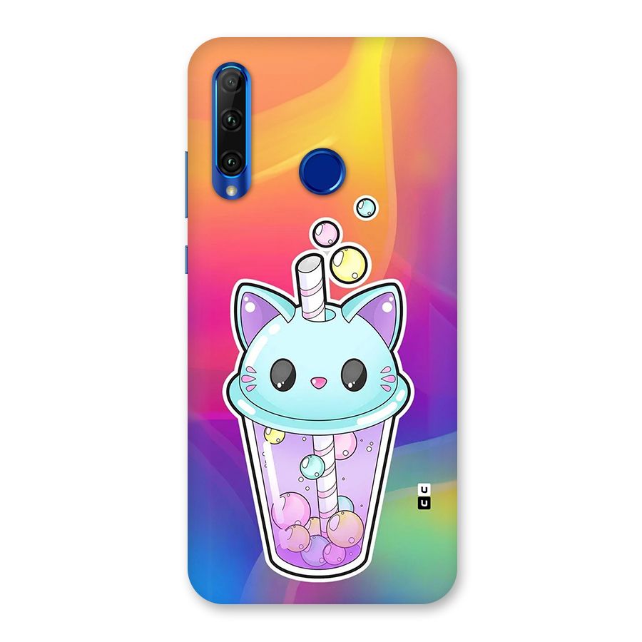 Cat Drink Back Case for Honor 20i