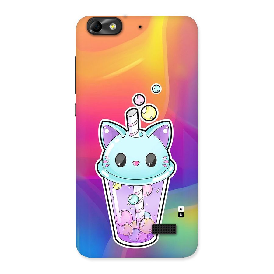 Cat Drink Back Case for Honor 4C