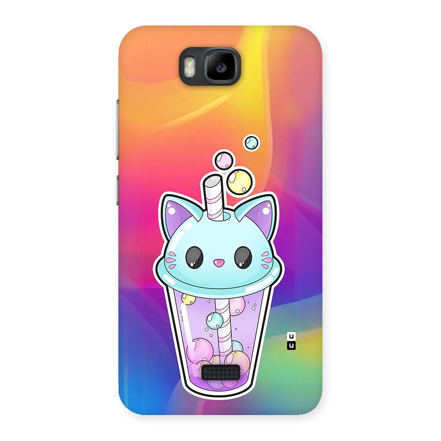 Cat Drink Back Case for Honor Bee