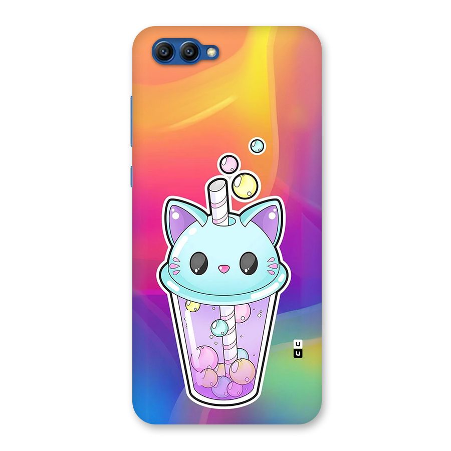 Cat Drink Back Case for Honor View 10