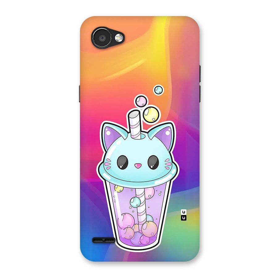 Cat Drink Back Case for LG Q6
