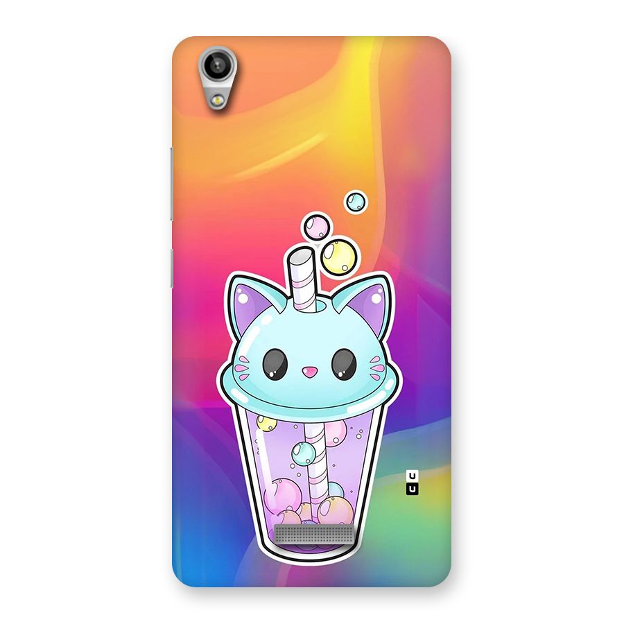 Cat Drink Back Case for Lava Pixel V1