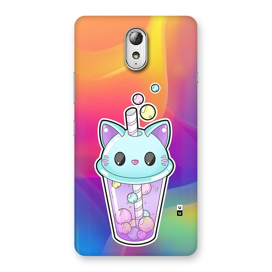 Cat Drink Back Case for Lenovo Vibe P1M