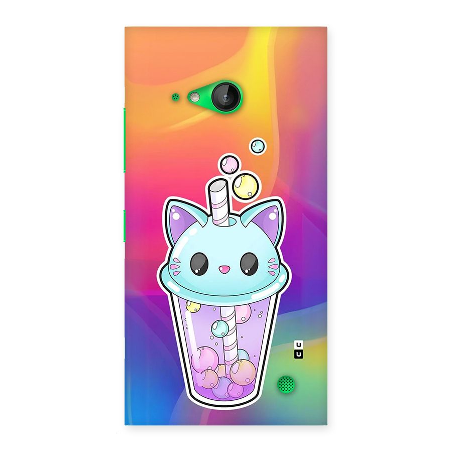 Cat Drink Back Case for Lumia 730