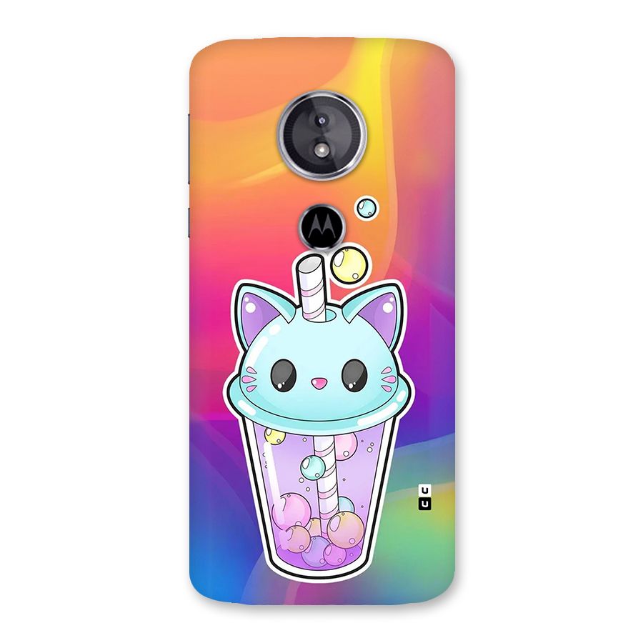 Cat Drink Back Case for Moto E5