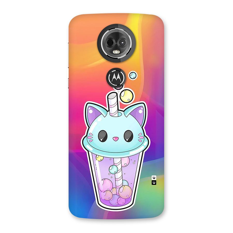 Cat Drink Back Case for Moto E5 Plus