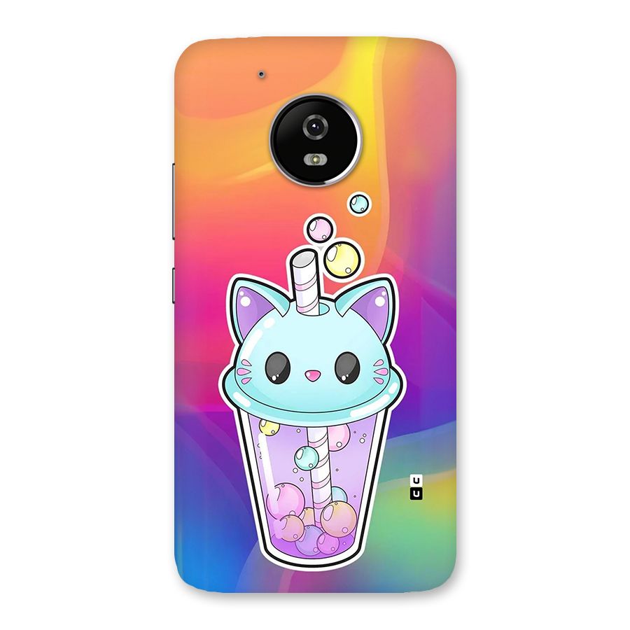 Cat Drink Back Case for Moto G5