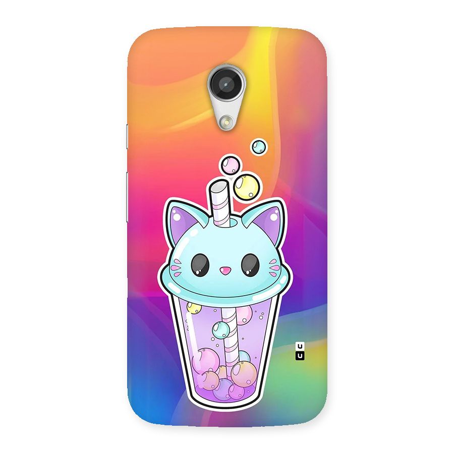 Cat Drink Back Case for Moto G 2nd Gen