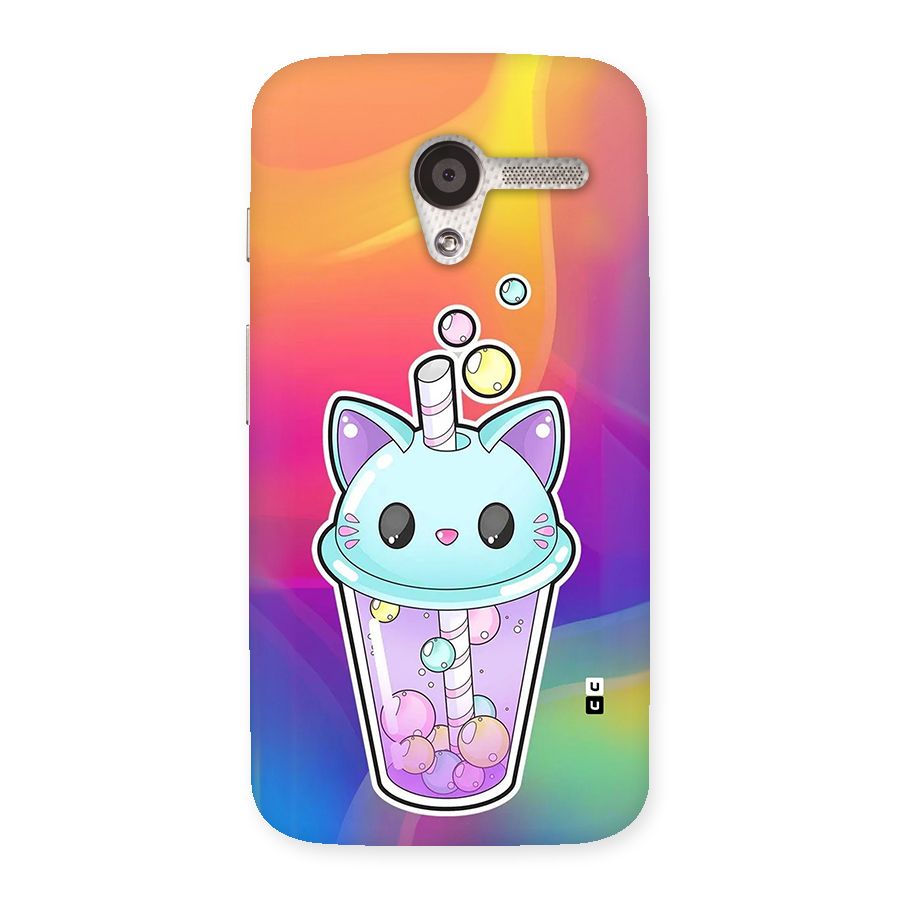 Cat Drink Back Case for Moto X