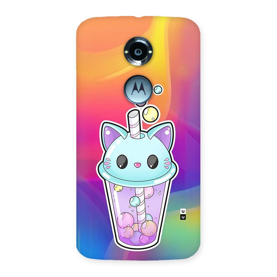 Cat Drink Back Case for Moto X2