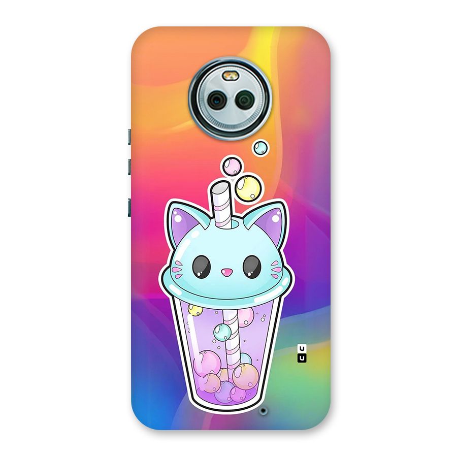 Cat Drink Back Case for Moto X4