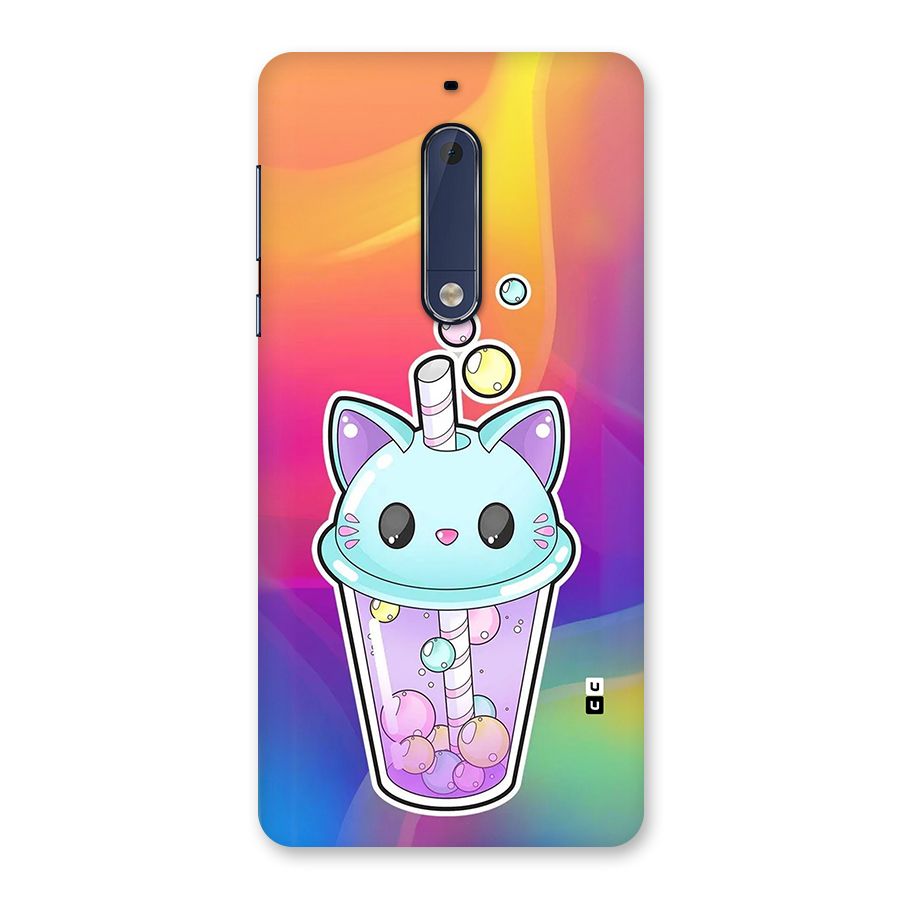 Cat Drink Back Case for Nokia 5