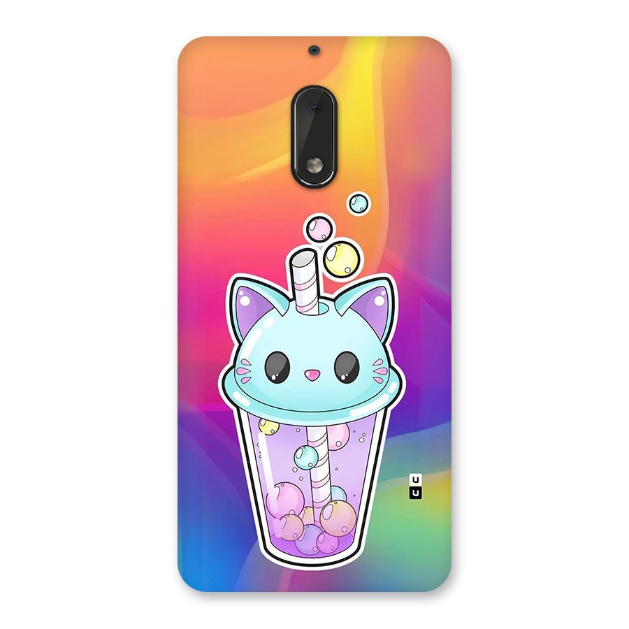 Cat Drink Back Case for Nokia 6