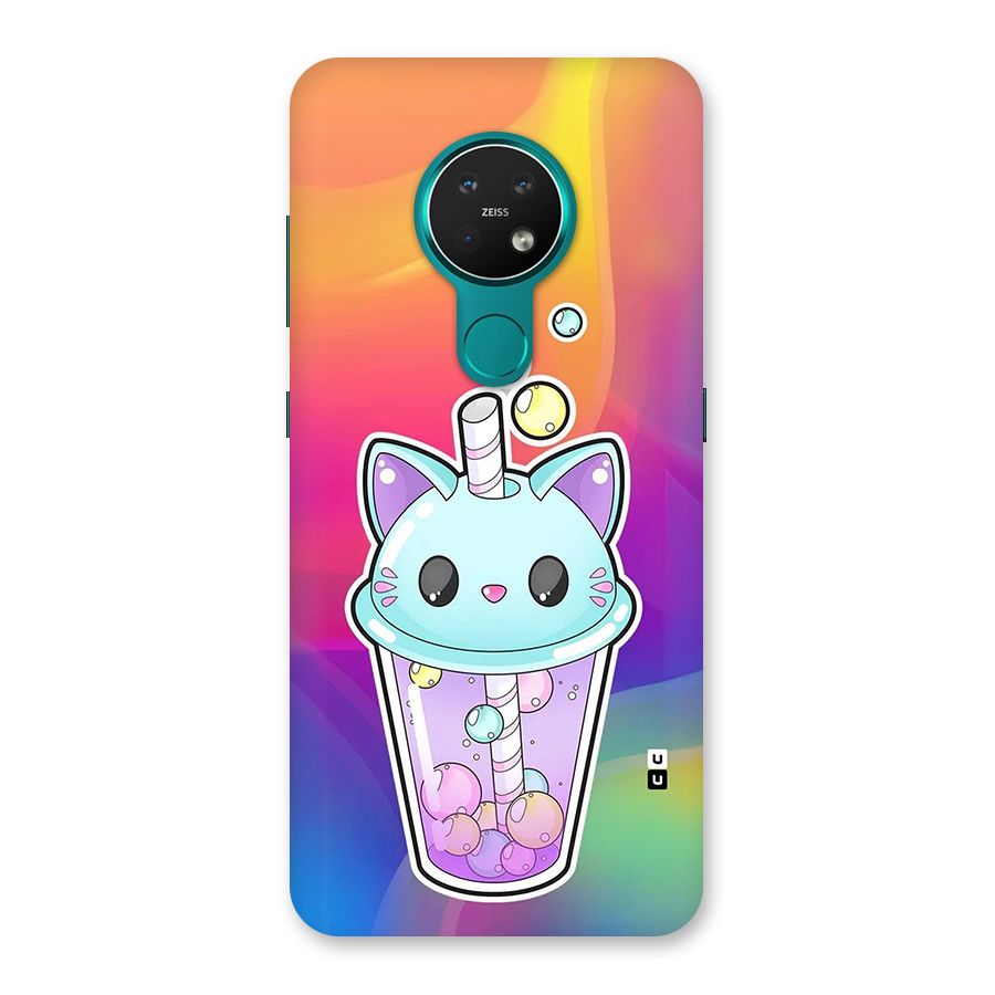 Cat Drink Back Case for Nokia 7.2