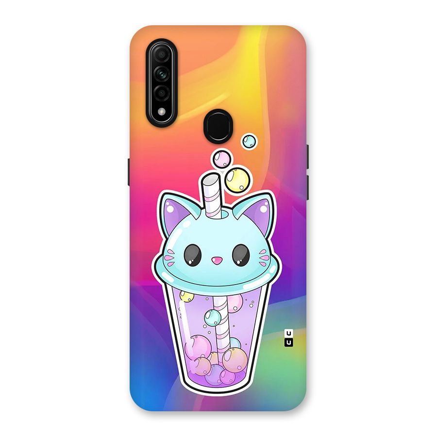 Cat Drink Back Case for Oppo A31