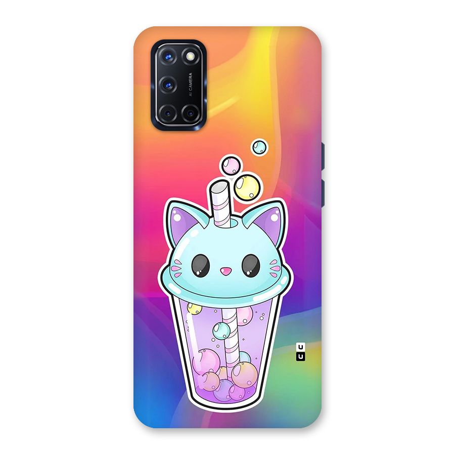 Cat Drink Back Case for Oppo A52