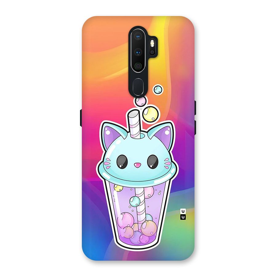 Cat Drink Back Case for Oppo A5 (2020)
