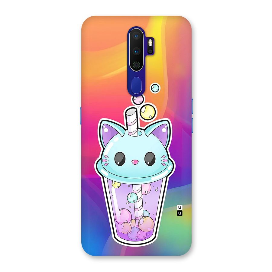 Cat Drink Back Case for Oppo A9 (2020)