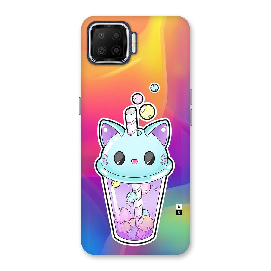Cat Drink Back Case for Oppo F17