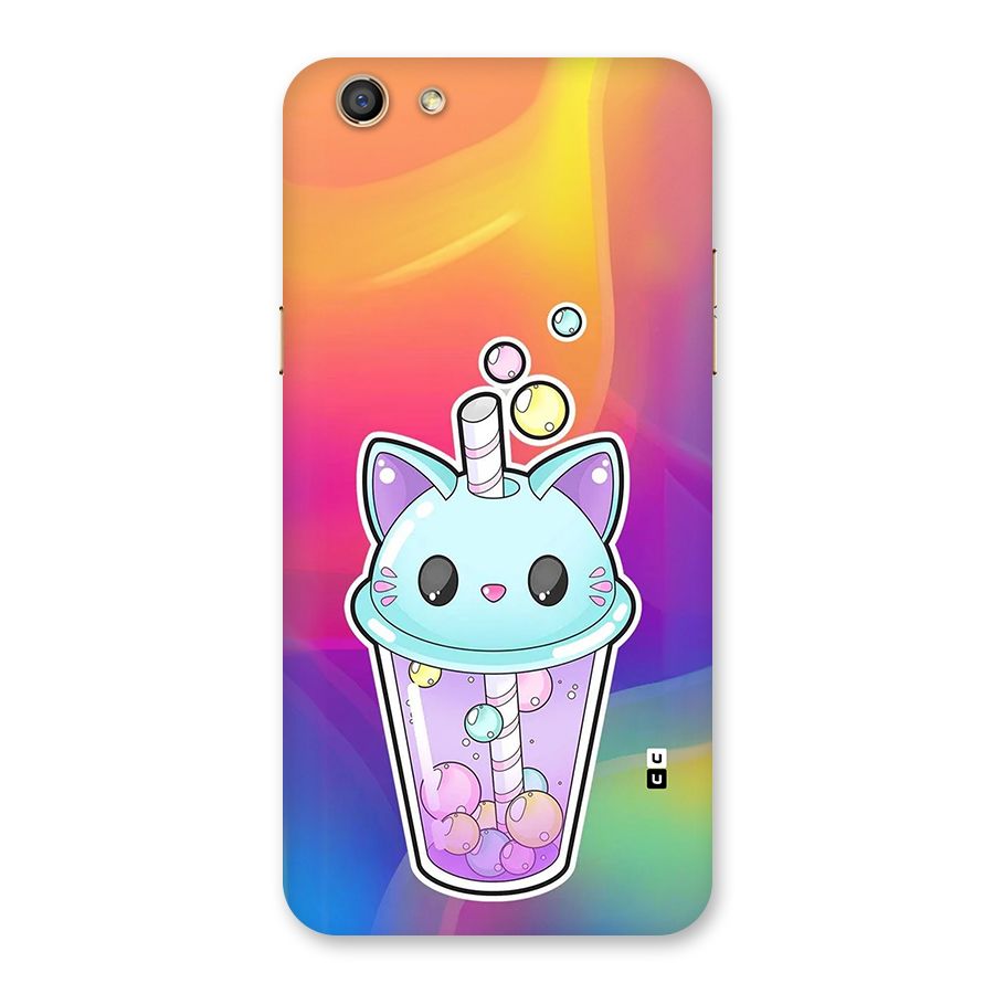 Cat Drink Back Case for Oppo F3